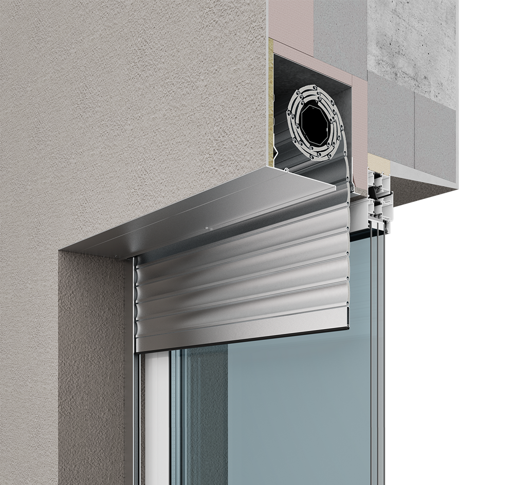 Скрытый короб устанавливается в сторону улицы Скрытый короб устанавливается в сторону улицы